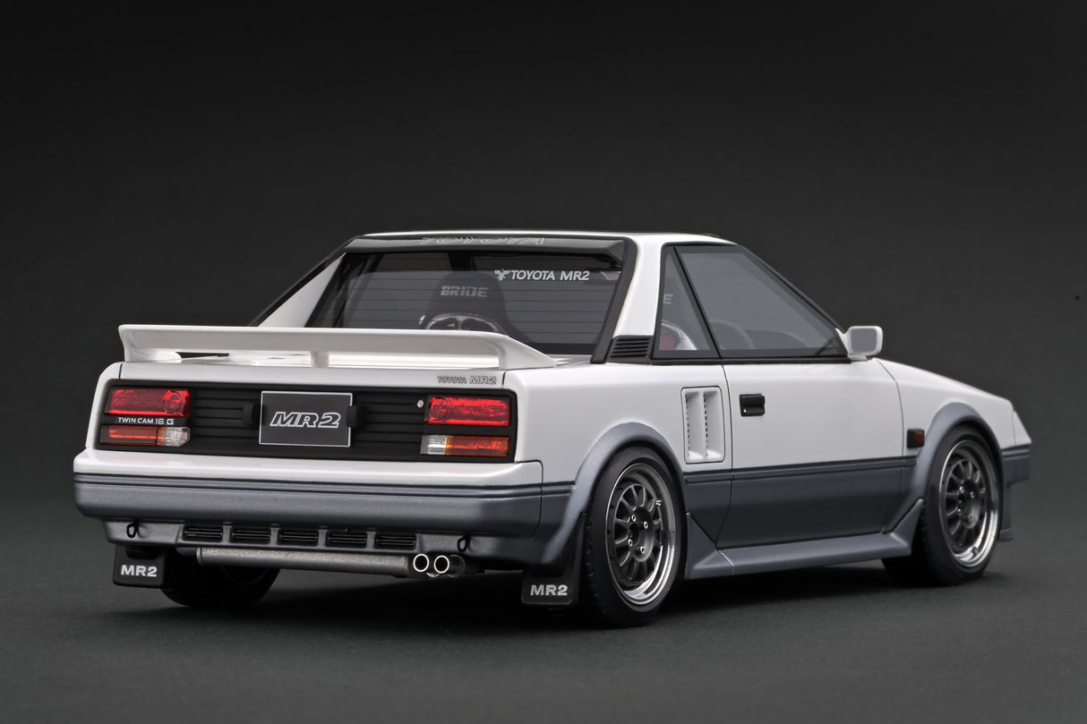 Ignition Model 1:18 Toyota MR2 (AW11) in White & Silver