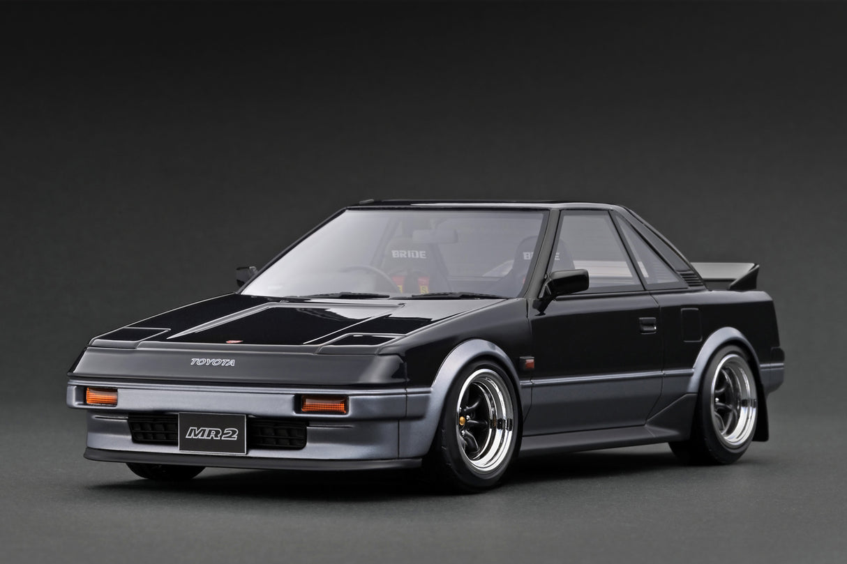 Ignition Model 1:18 Toyota MR2 (AW11) in Black & Silver