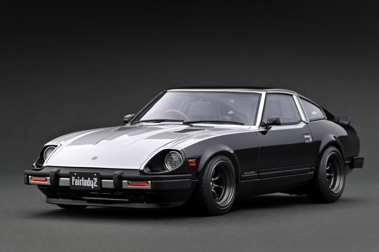 Ignition Model 1:18 Nissan Fairlady Z (S130) in Black & Silver