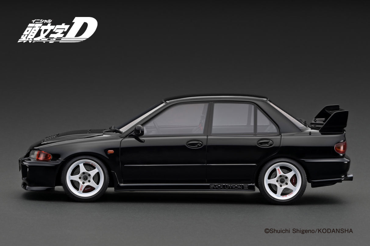 Ignition Model 1:18 Mitsubishi Lancer Evolution III GSR (CE9A) in Black Initial D