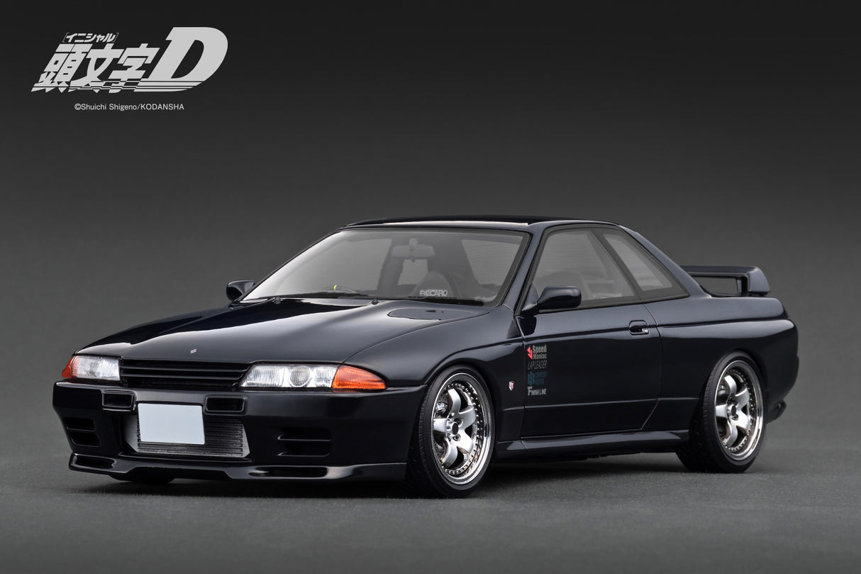 *PREORDER* Ignition Model 1:18 INITIAL D Nissan Skyline GT-R V-SpecII (BNR32) in Black