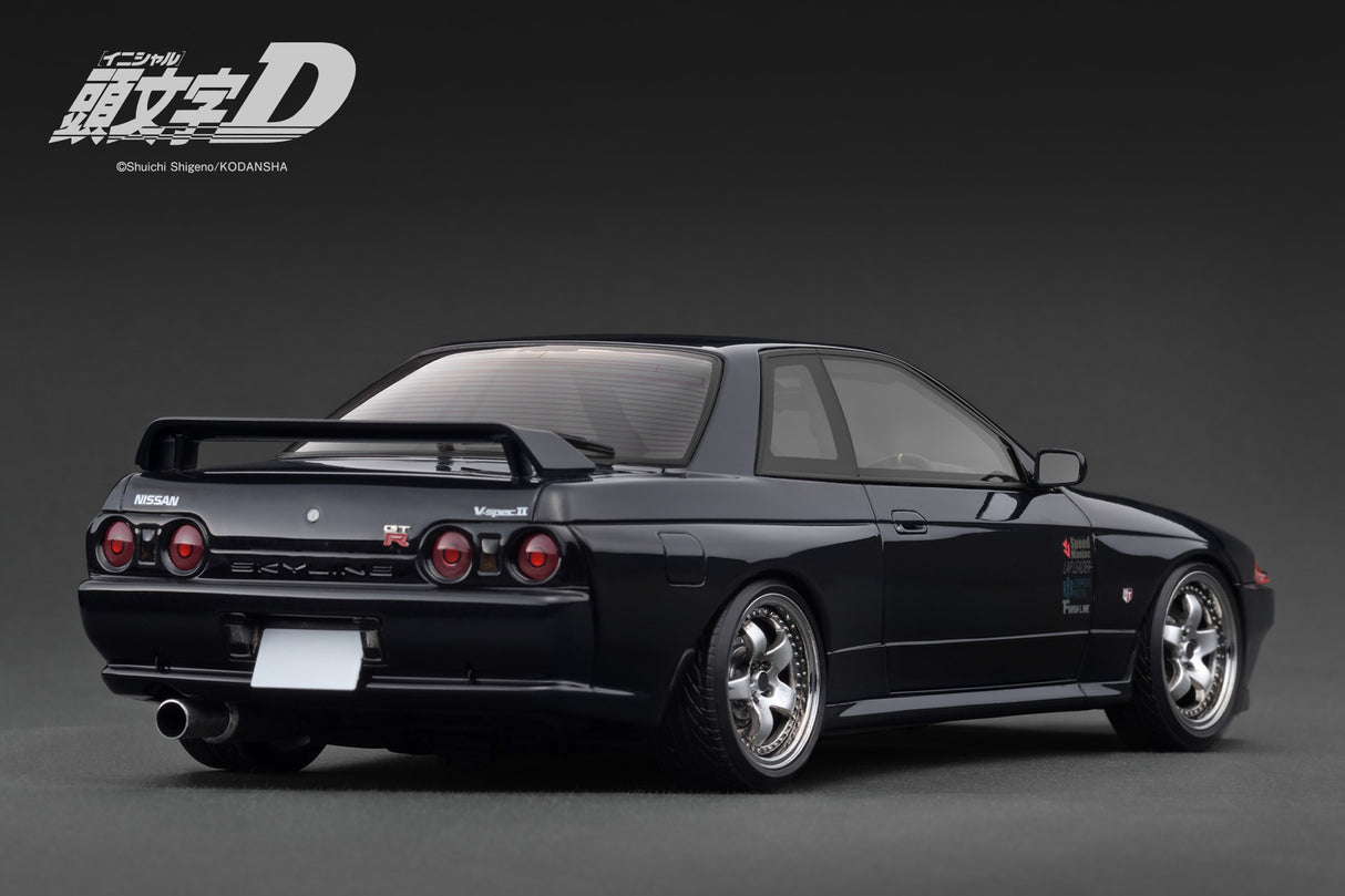 *PREORDER* Ignition Model 1:18 INITIAL D Nissan Skyline GT-R V-SpecII (BNR32) in Black