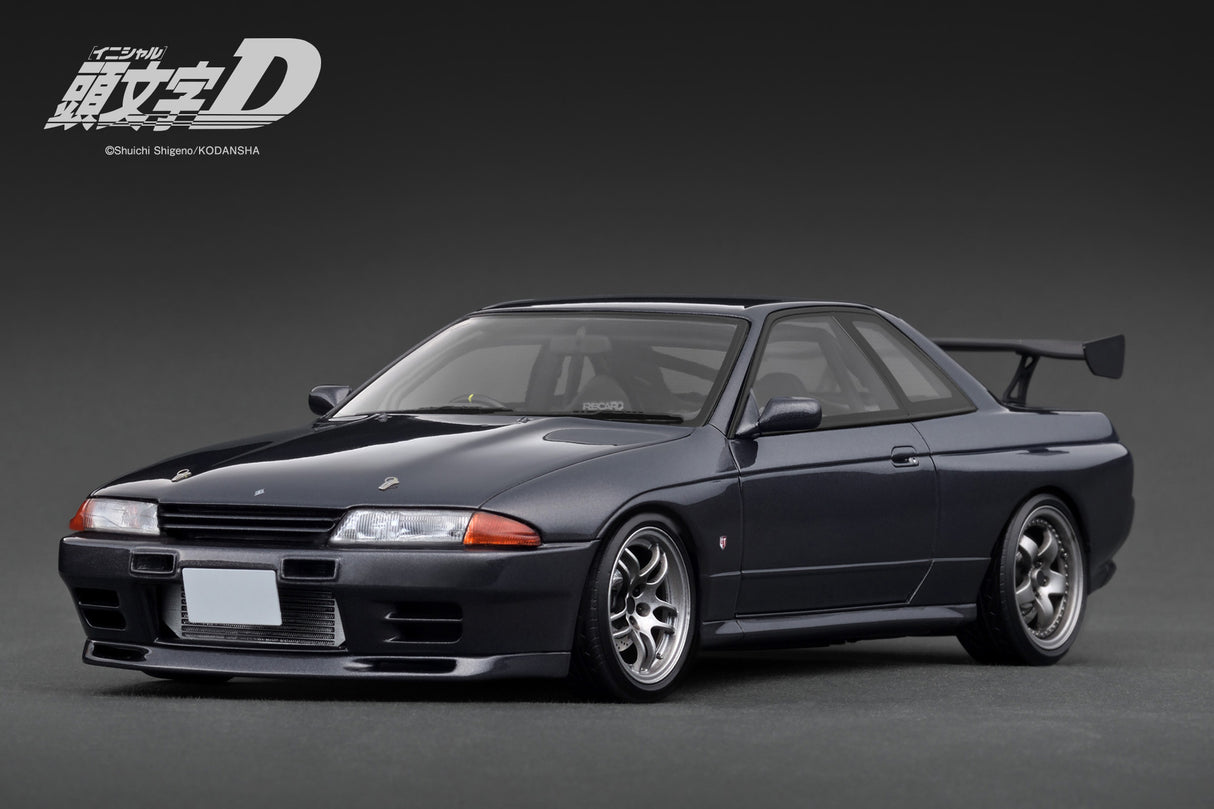 *PREORDER* Ignition Model 1:18 INITIAL D Nissan Skyline GT-R V-SpecII (BNR32) in Gun Gray Metallic