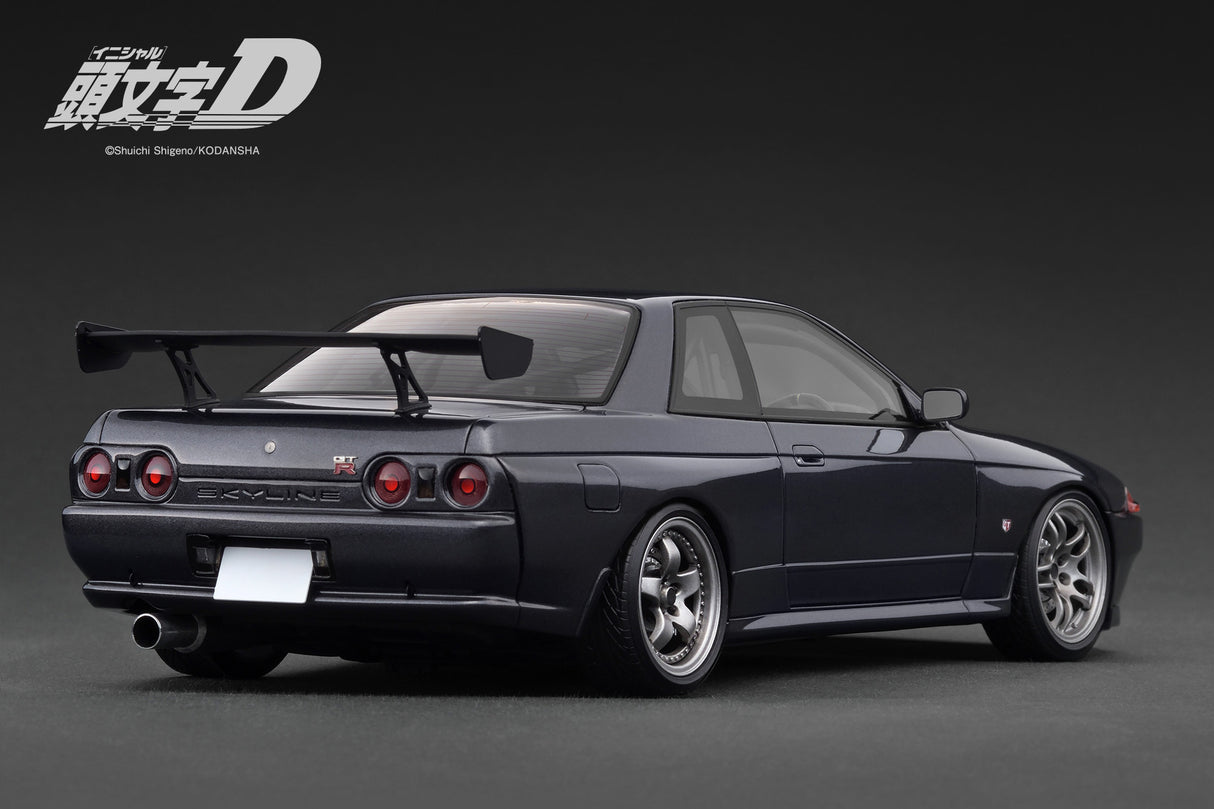 *PREORDER* Ignition Model 1:18 INITIAL D Nissan Skyline GT-R V-SpecII (BNR32) in Gun Gray Metallic