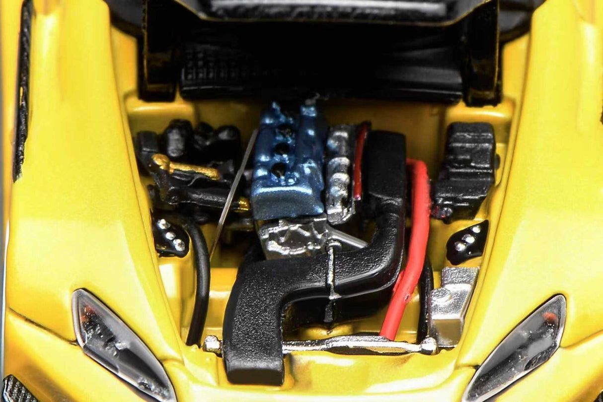 *PREORDER* MotorHelix 1:64 Honda S2000 J's Racing in New Indy Yellow Pearl