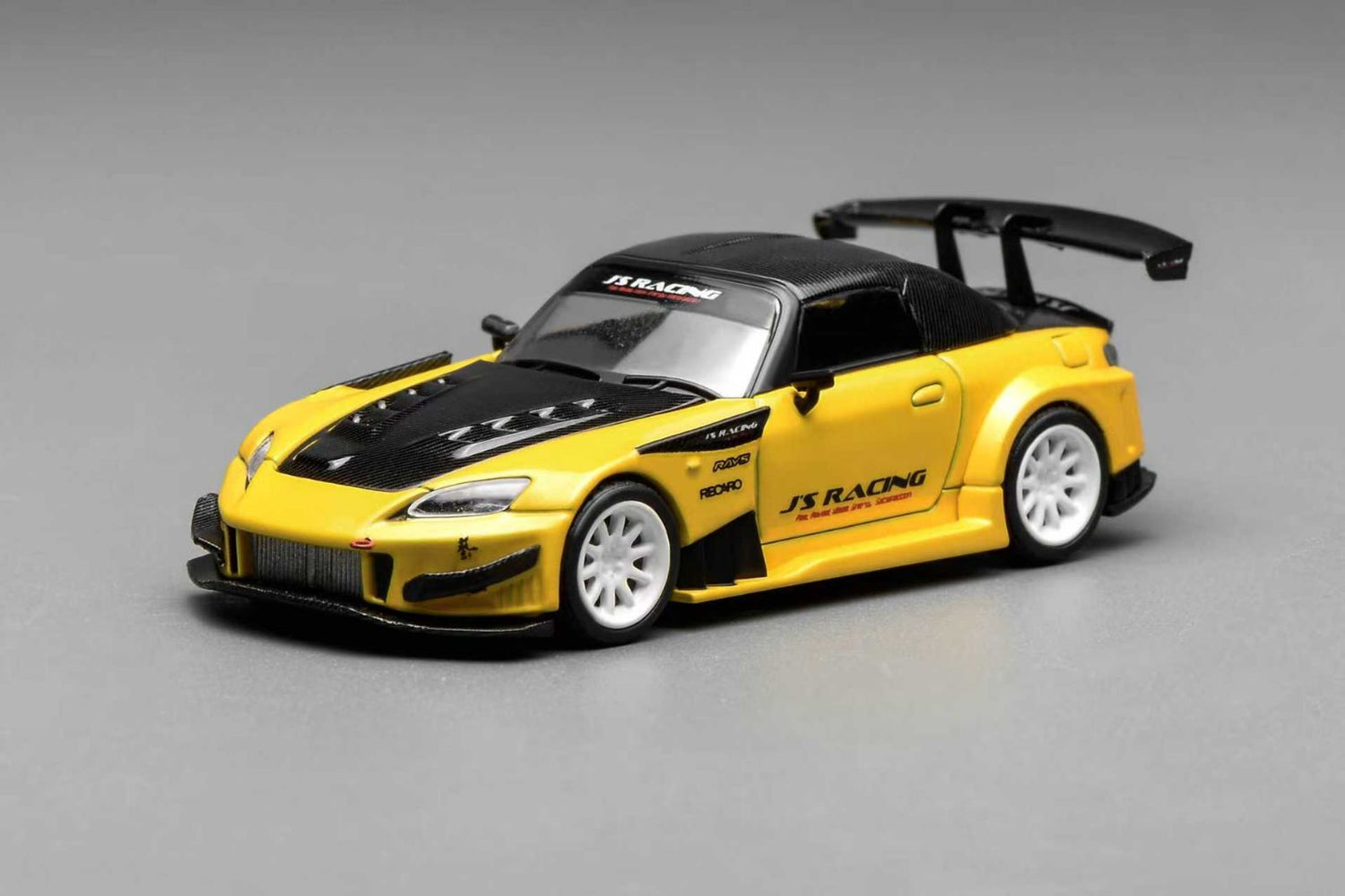 *PREORDER* MotorHelix 1:64 Honda S2000 J's Racing in New Indy Yellow Pearl