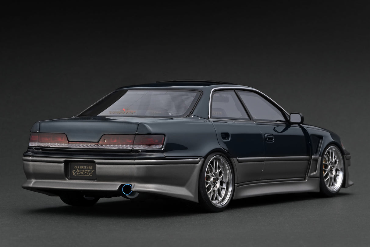 Ignition Model 1:18 Toyota Mark-II (JZX100) VERTEX in Dark Green Metallic / Gun Metallic