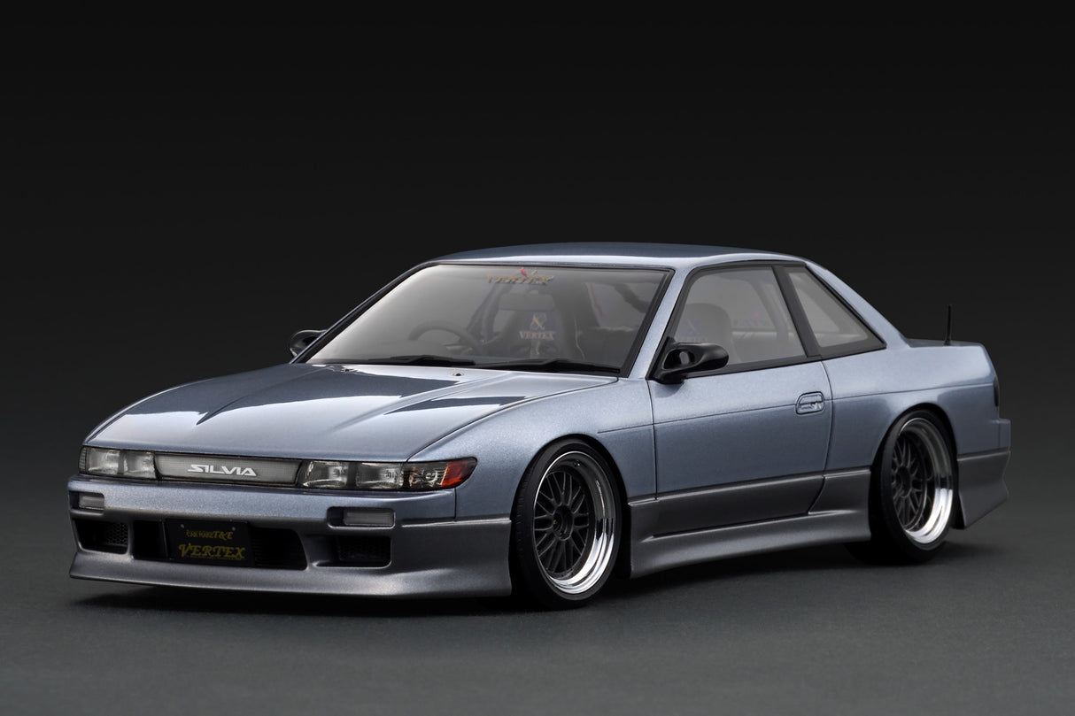 *PREORDER* Ignition Model 1:18 Nissan Silvia (S13) VERTEX Edition in Blue Silver & Gray
