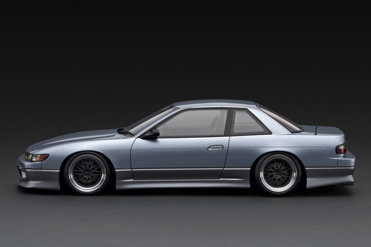*PREORDER* Ignition Model 1:18 Nissan Silvia (S13) VERTEX Edition in Blue Silver & Gray