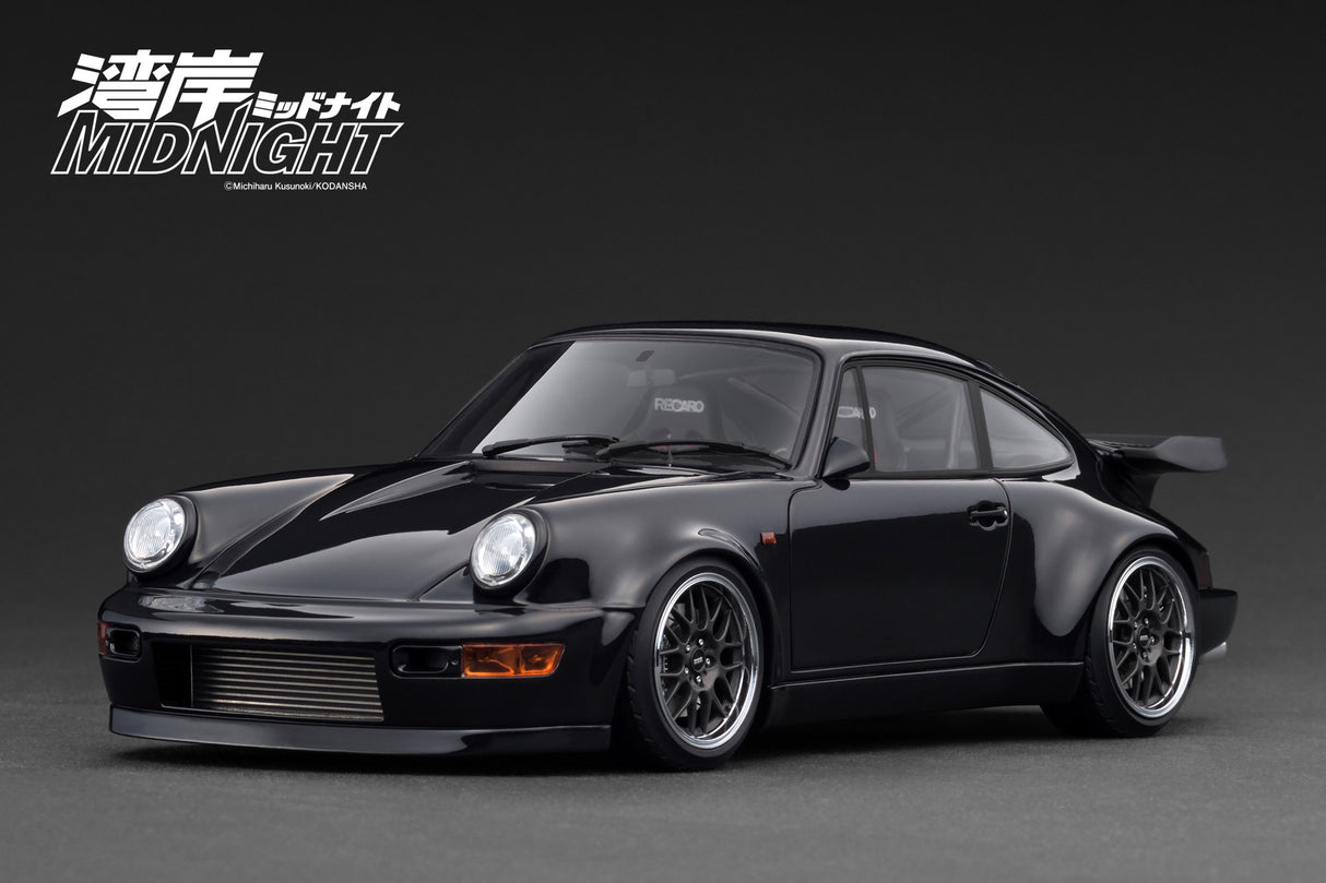 *PREORDER* Ignition Model 1:18 Blackbird (964) – Black – 湾岸MIDNIGHT w/ Dr. Tatsuya Shima