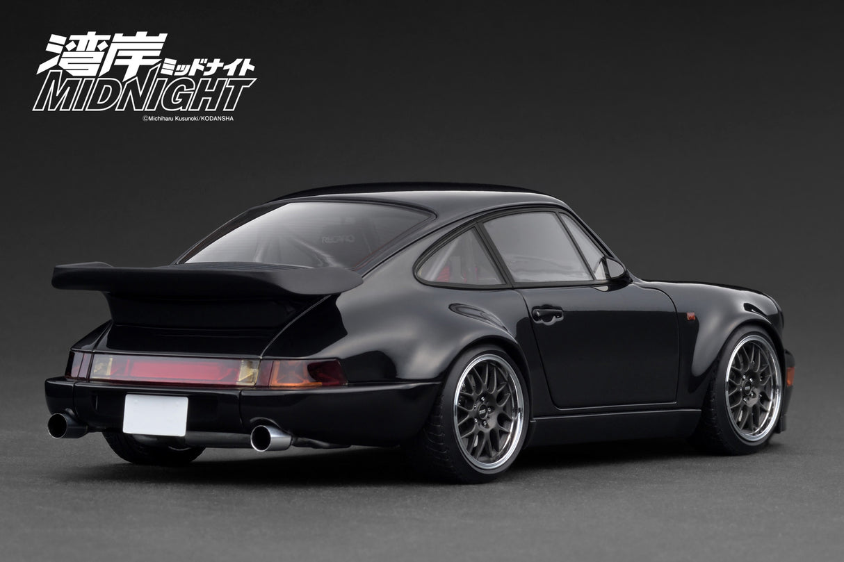 *PREORDER* Ignition Model 1:18 Blackbird (964) – Black – 湾岸MIDNIGHT w/ Dr. Tatsuya Shima