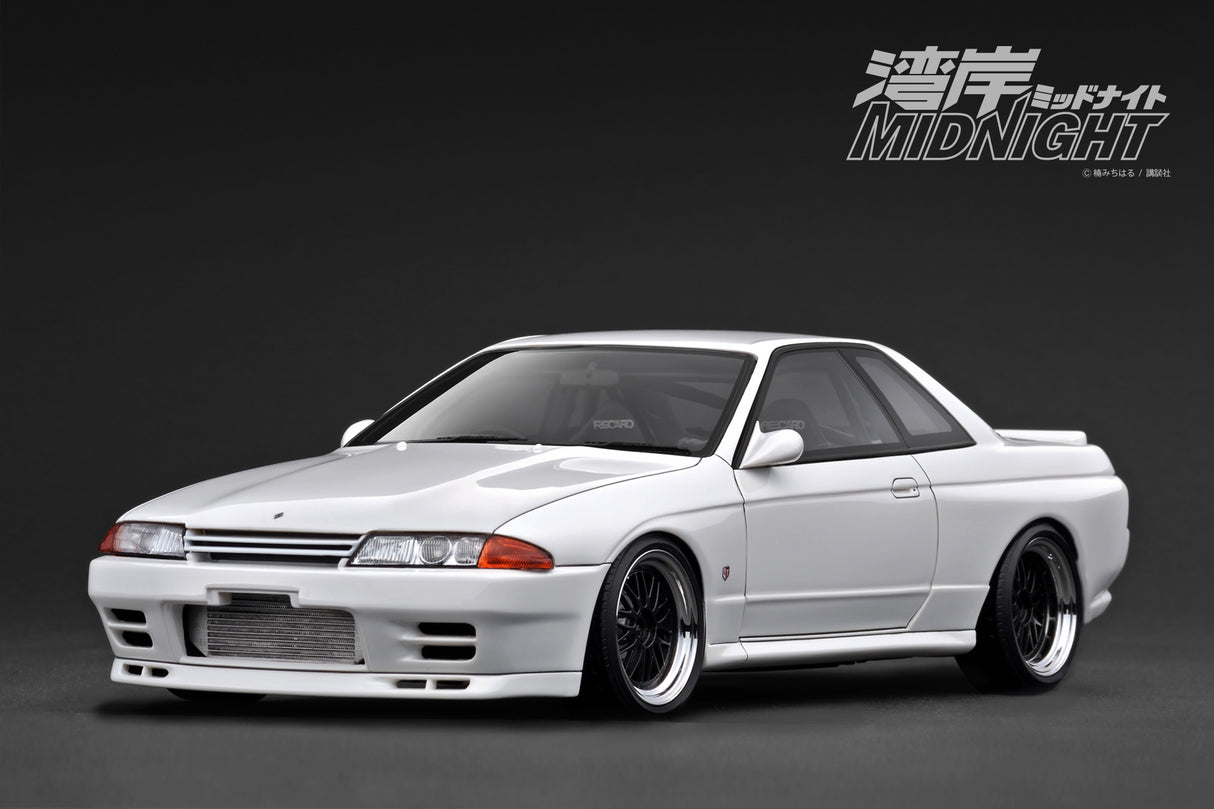 *PREORDER* Ignition Model 1:18 Nissan Skyline GT-R (R32) White 湾岸MIDNIGHT Reina's R