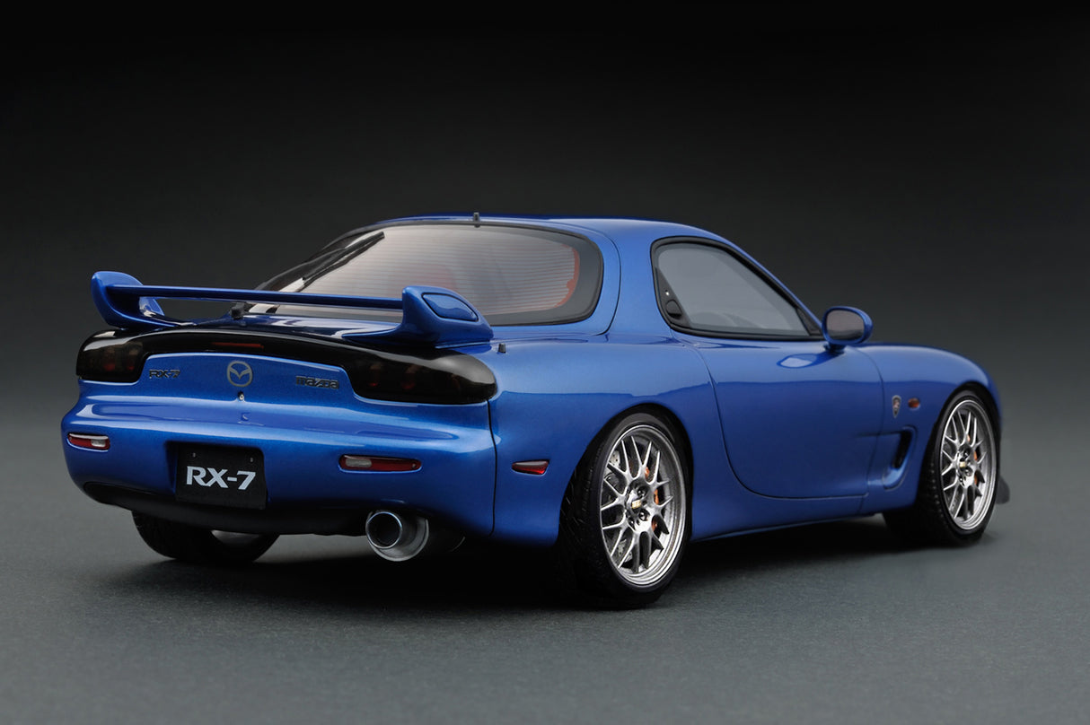 Ignition Model 1:18 Mazda RX-7 (FD3S) Spirit R Type A in Blue Metallic