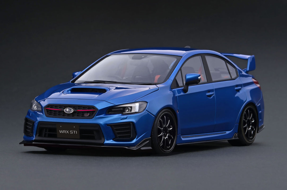 Ignition Model 1:18 Subaru WRX (CBA-VAB) STI in Blue Metallic
