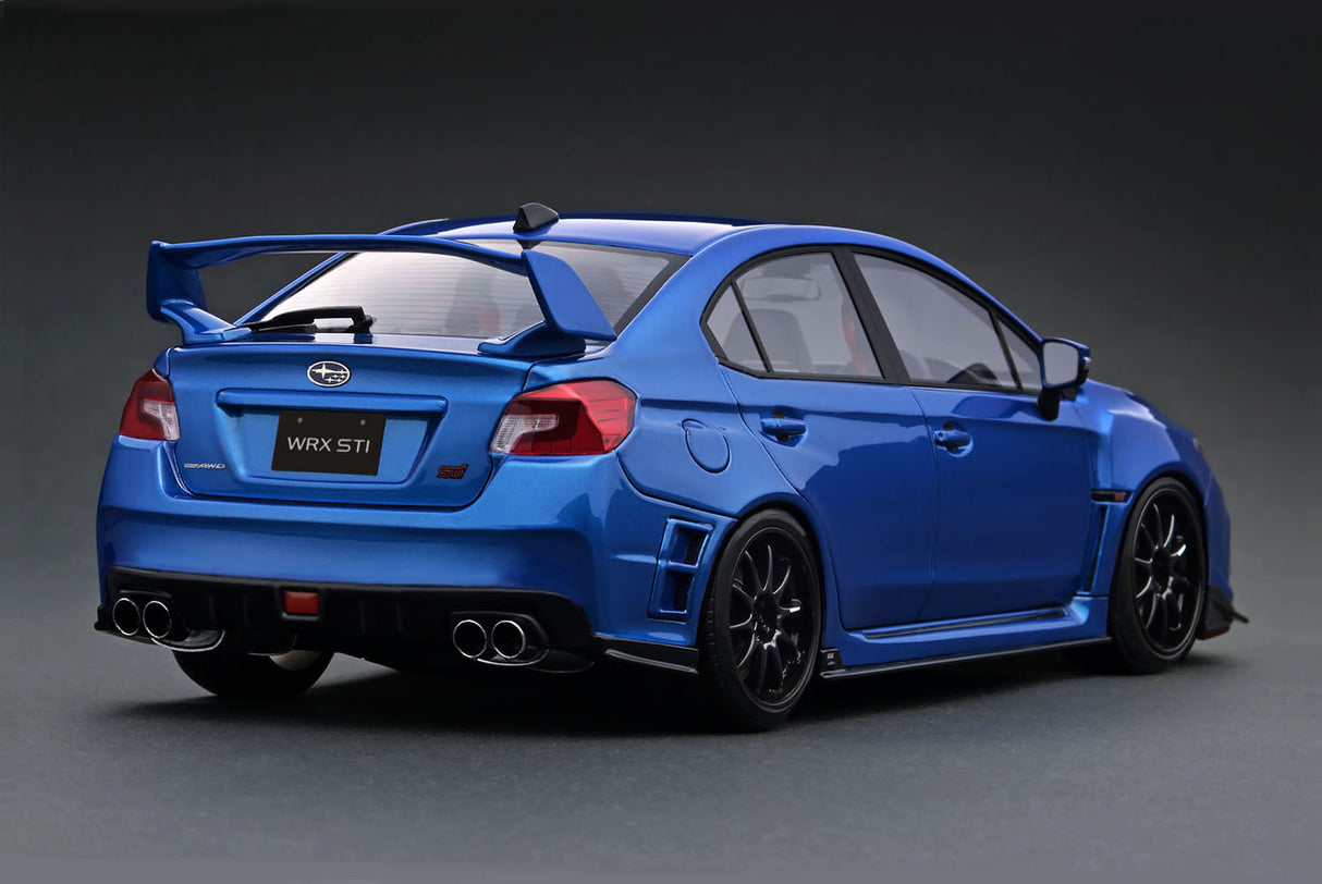 Ignition Model 1:18 Subaru WRX (CBA-VAB) STI in Blue Metallic
