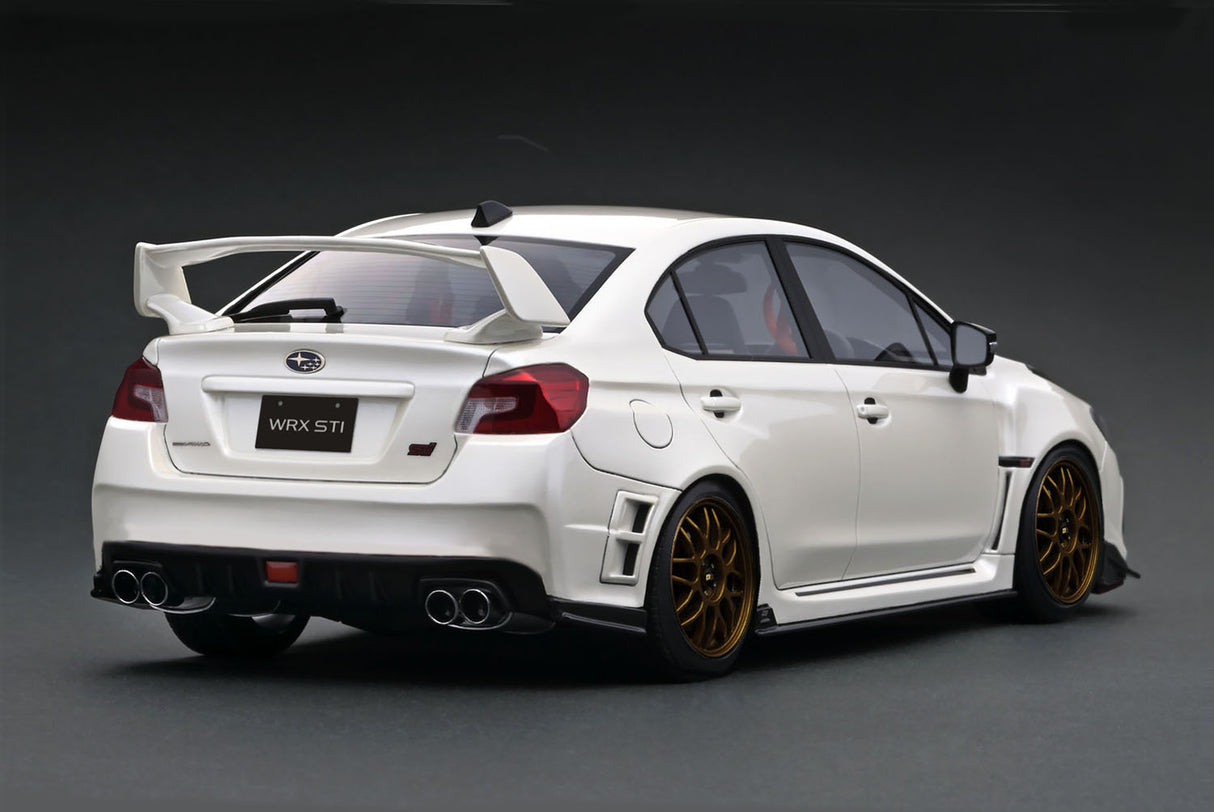 Ignition Model 1:18 Subaru WRX (CBA-VAB) STI in Pearl White