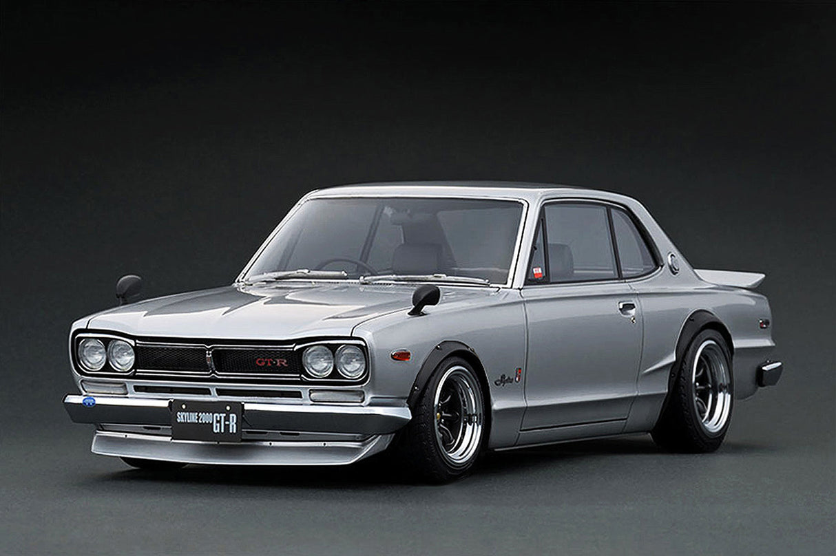 Ignition Model 1:18 Nissan Skyline 2000 GT-R (KPGC10) in Silver