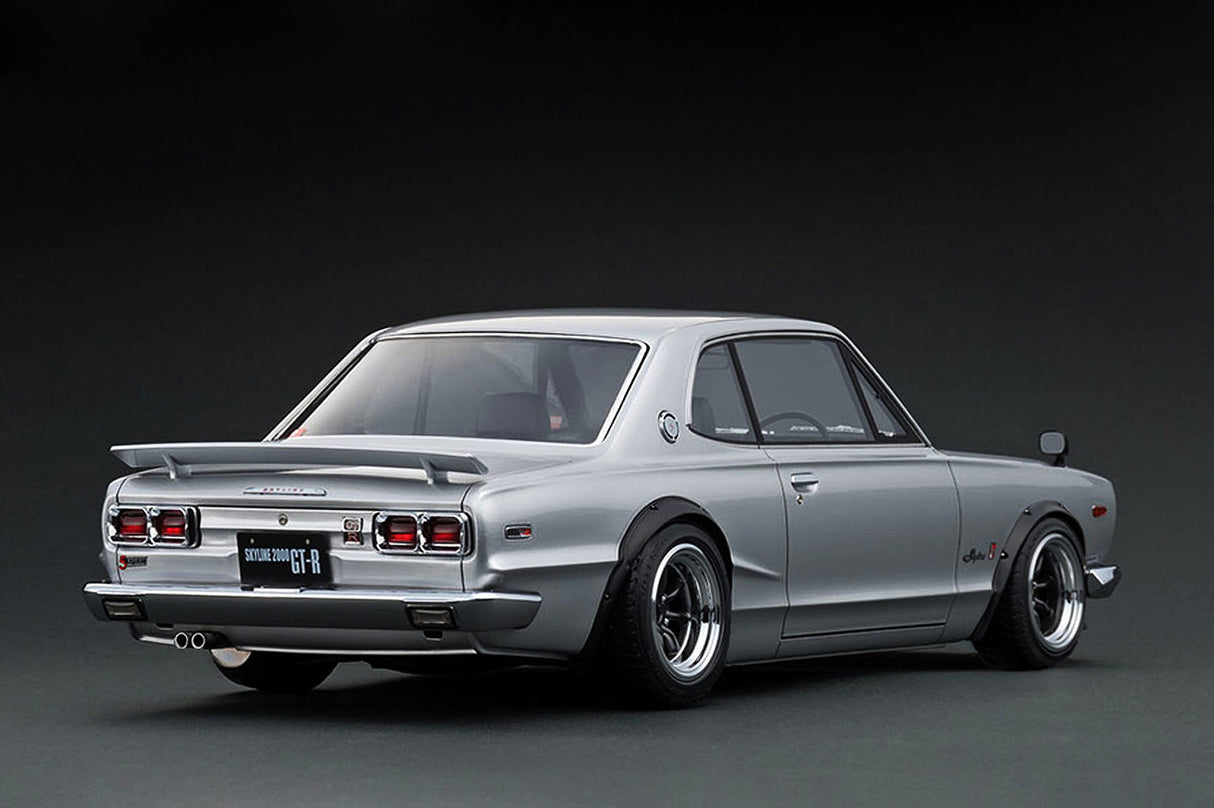Ignition Model 1:18 Nissan Skyline 2000 GT-R (KPGC10) in Silver