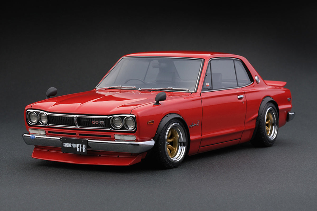 Ignition Model 1:18 Nissan Skyline 2000 GT-R (KPGC10) in Red 