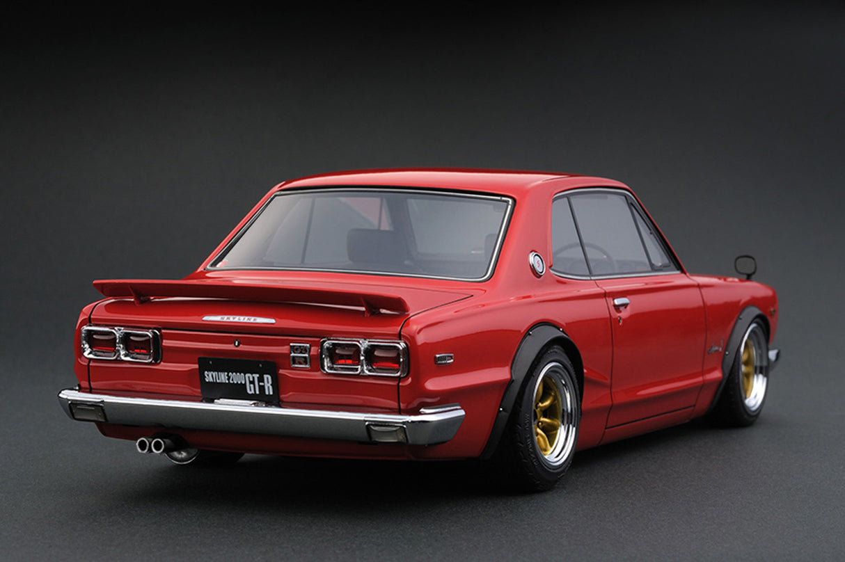 Ignition Model 1:18 Nissan Skyline 2000 GT-R (KPGC10) in Red