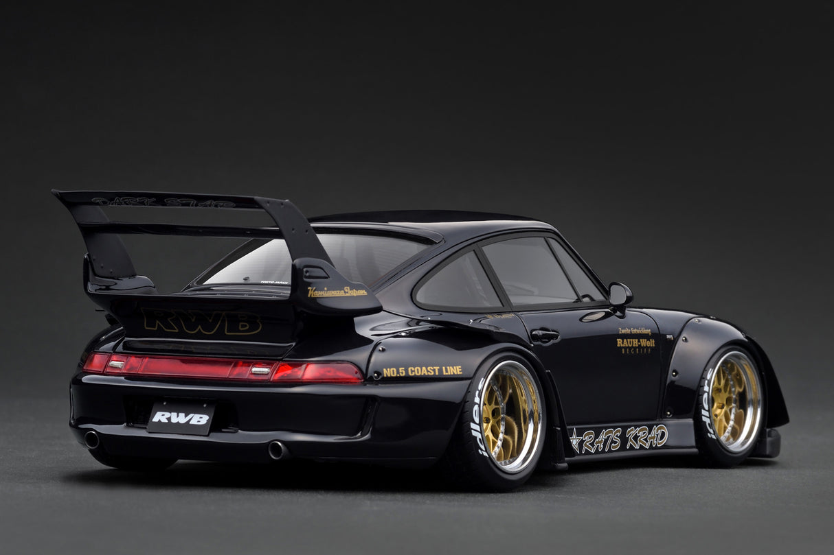 Ignition Model 1:18 Porsche 993 RWB in Black