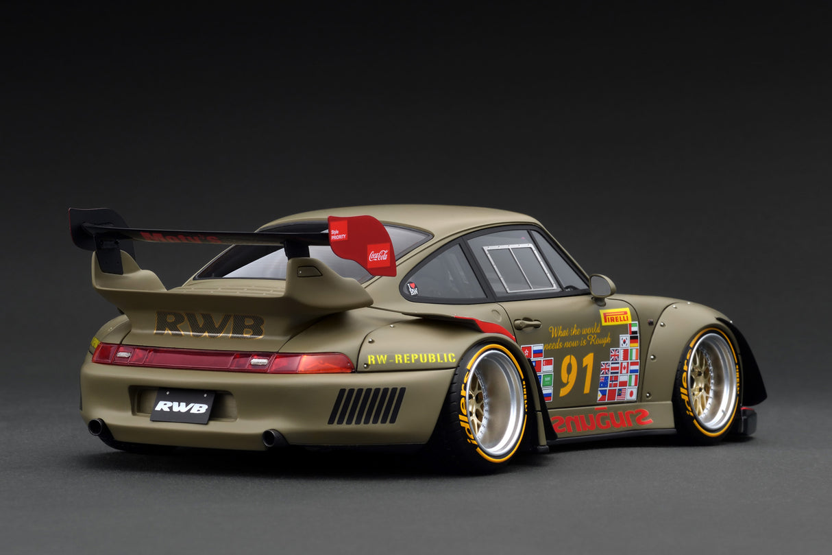 Ignition Model 1:18 Porsche 993 in Khaki