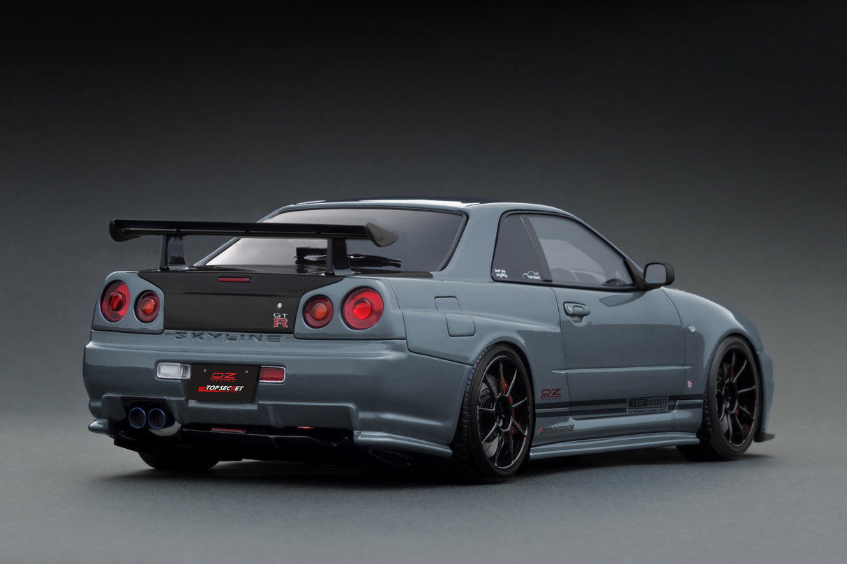 Ignition Model 1:18 Nissan Skyline (R34) GT-R TOP SECRET in Stealth Gray