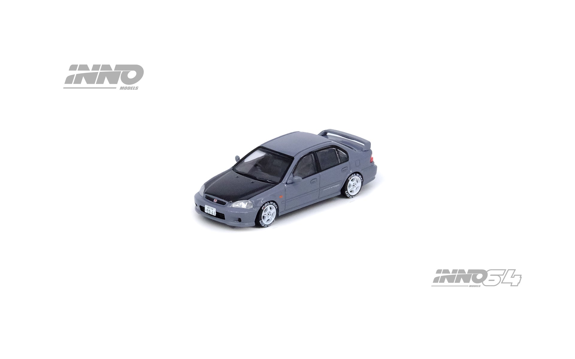1:64 Inno64 Honda Civic Ferio Vi RS Phoenix Yellow JDM Mod