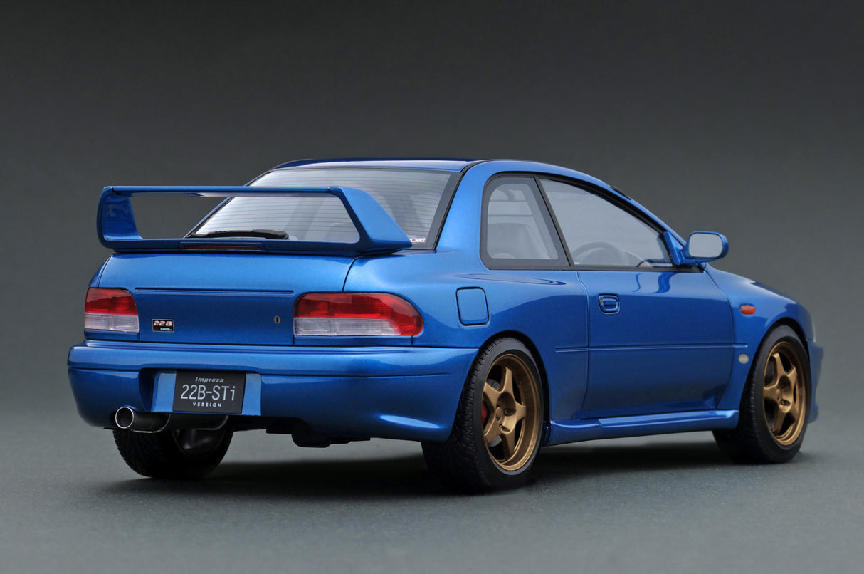 Ignition Model 1:18 SUBARU Impreza 22B-Sti Version (GC8) in Blue