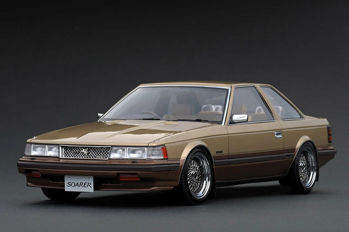 Ignition Model 1:18 Toyota Soarer 2800GT Extra (Z10) in Gold & Brown