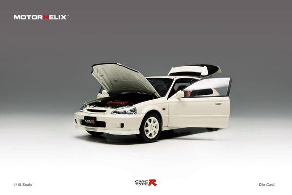 *PREORDER* MotorHelix 1/18 Honda Civic Type-R Late Version (EK9) in Championship White