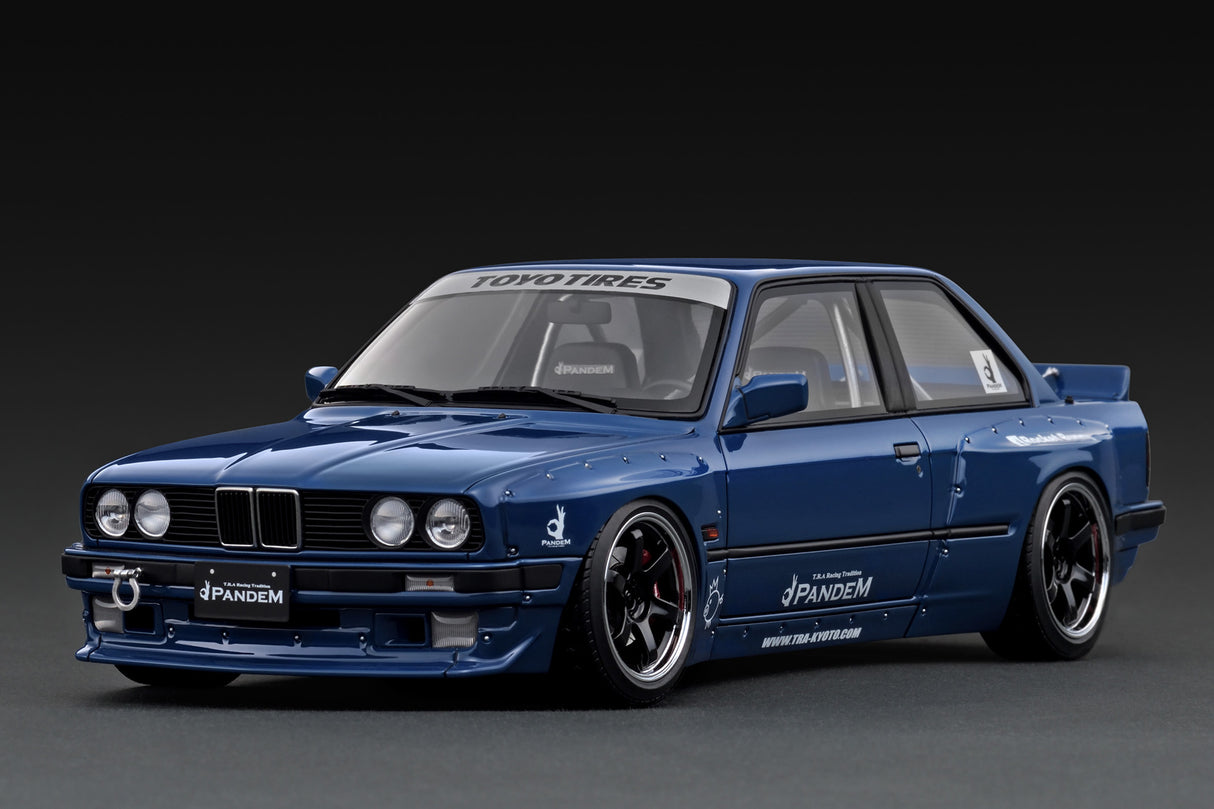 Ignition Model 1:18 BMW E30 3-Series PANDEM in Blue