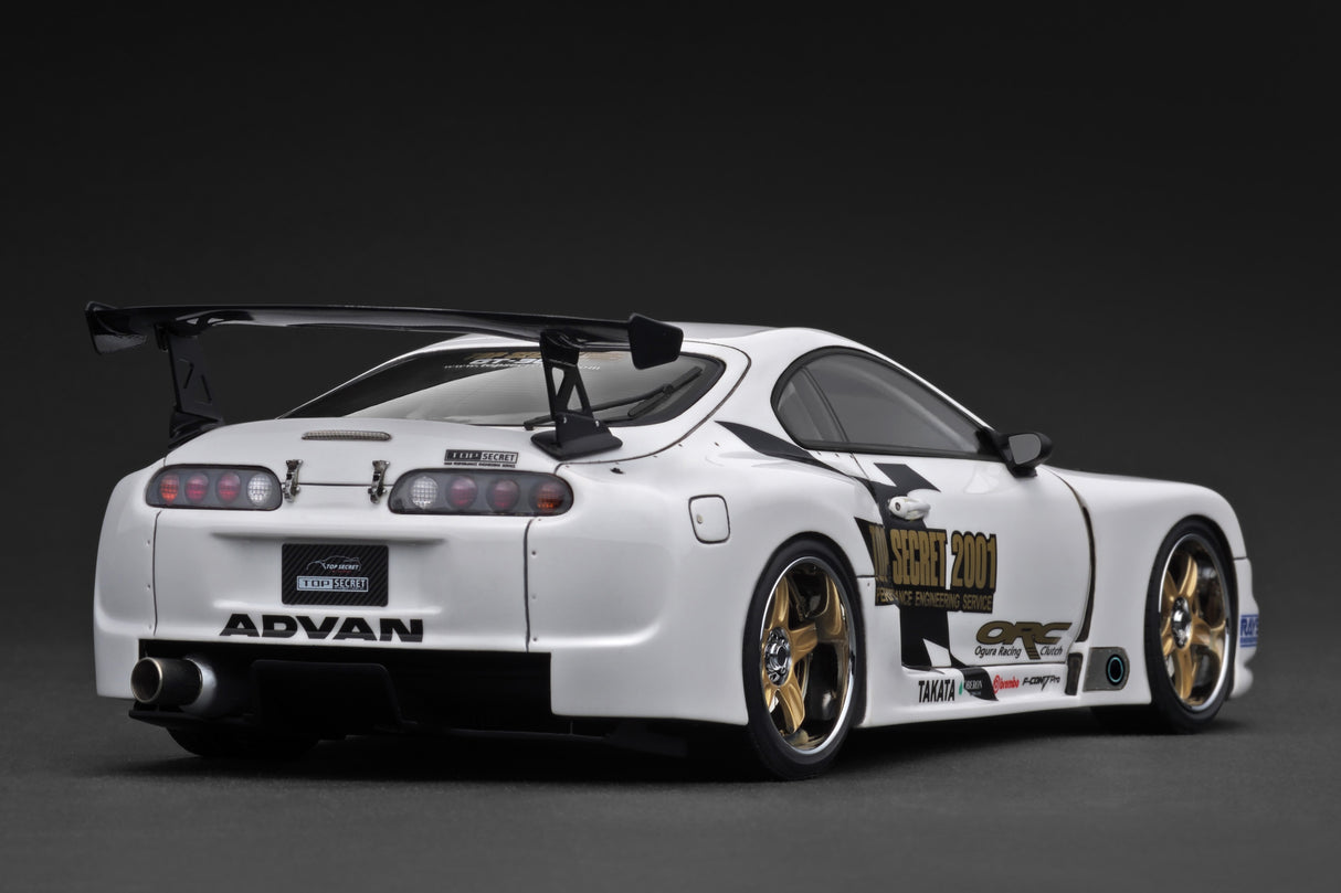 Ignition Model 1:18 Toyota Supra (A80) TOP SECRET in White