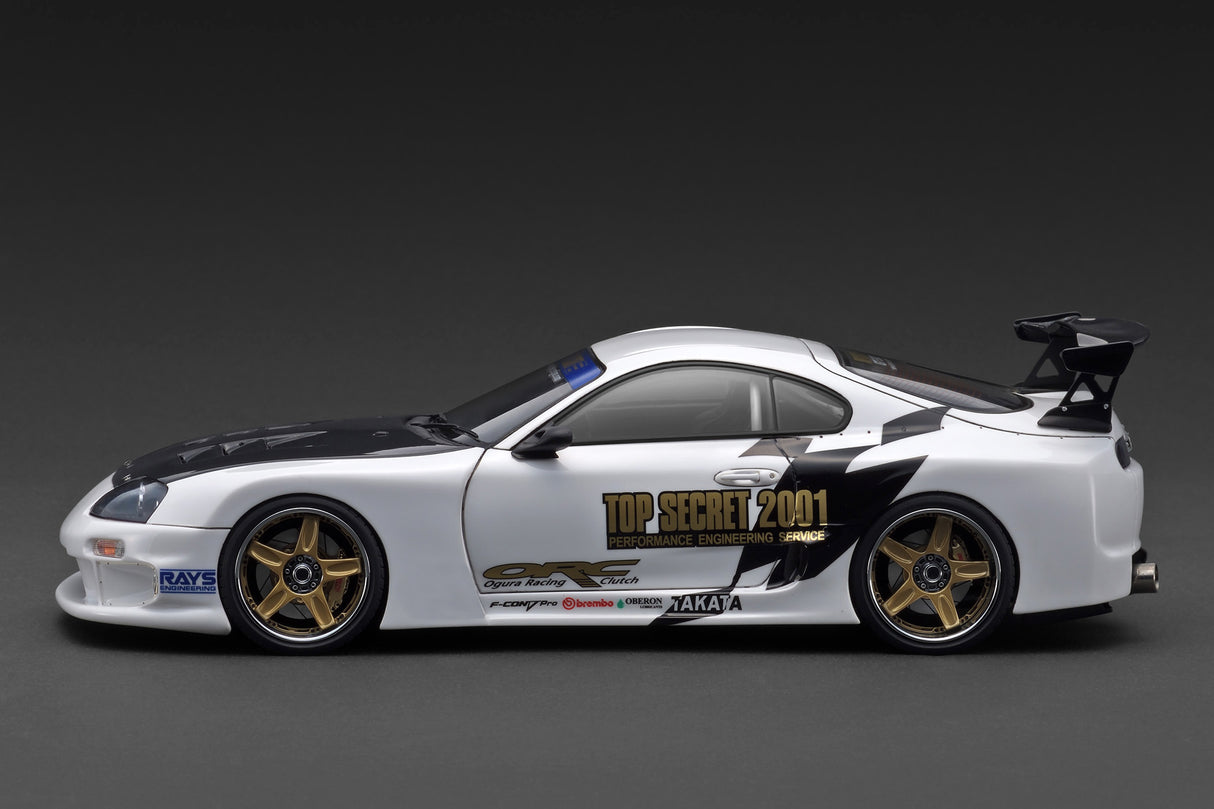 Ignition Model 1:18 Toyota Supra (A80) TOP SECRET in White