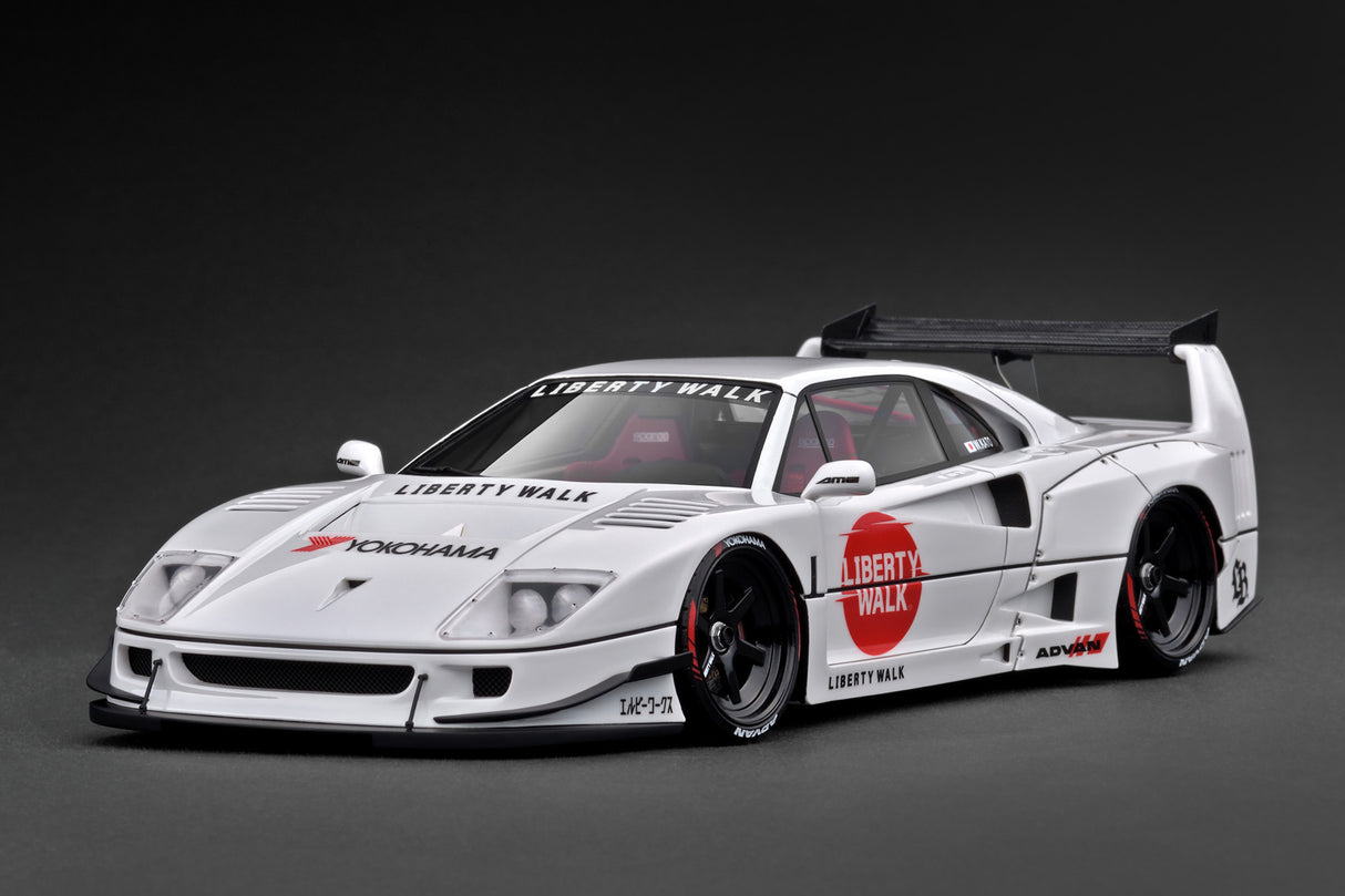 *PREORDER* Ignition Model 1:18 LB-Works F40 in White