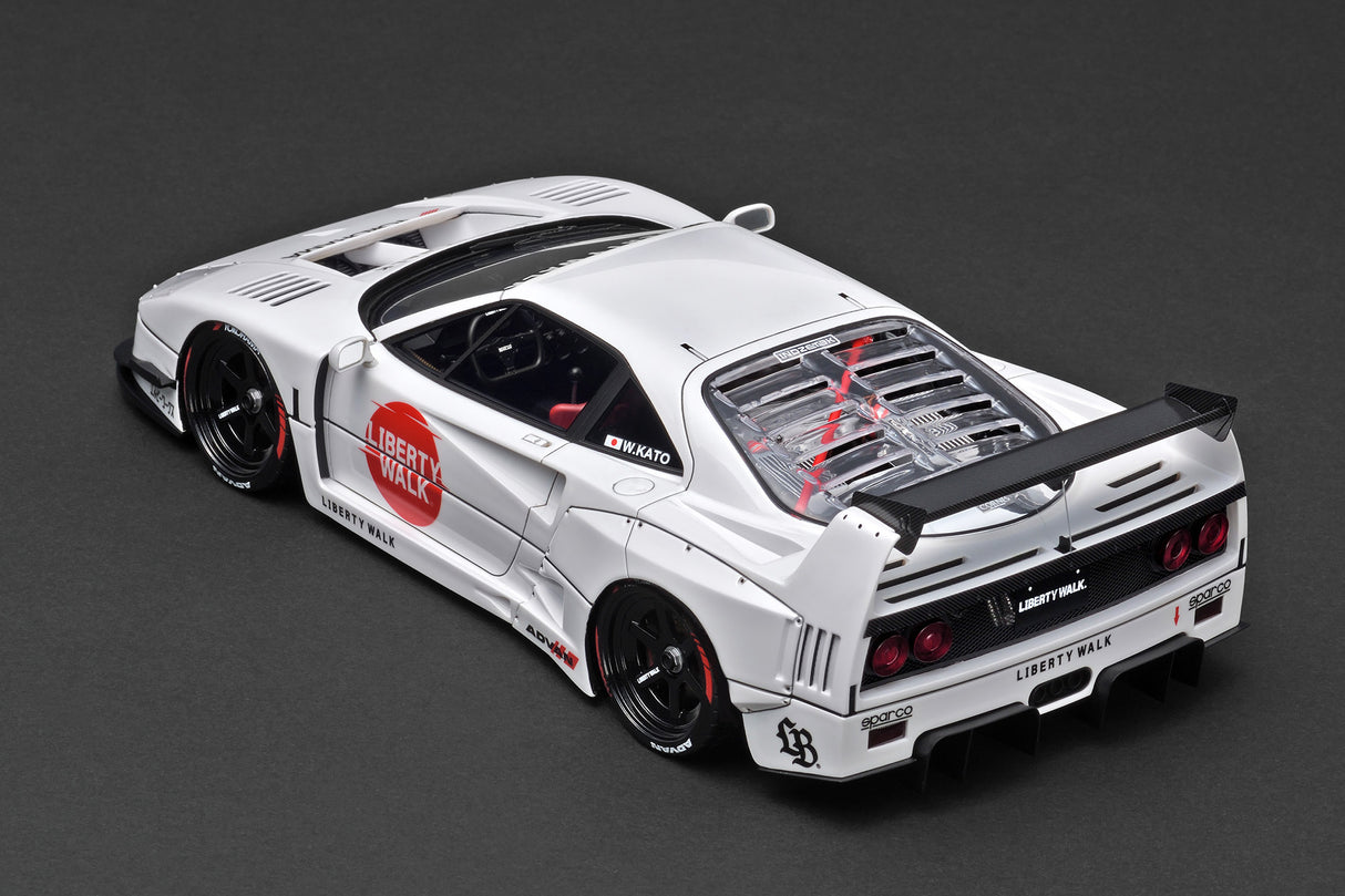 *PREORDER* Ignition Model 1:18 LB-Works F40 in White
