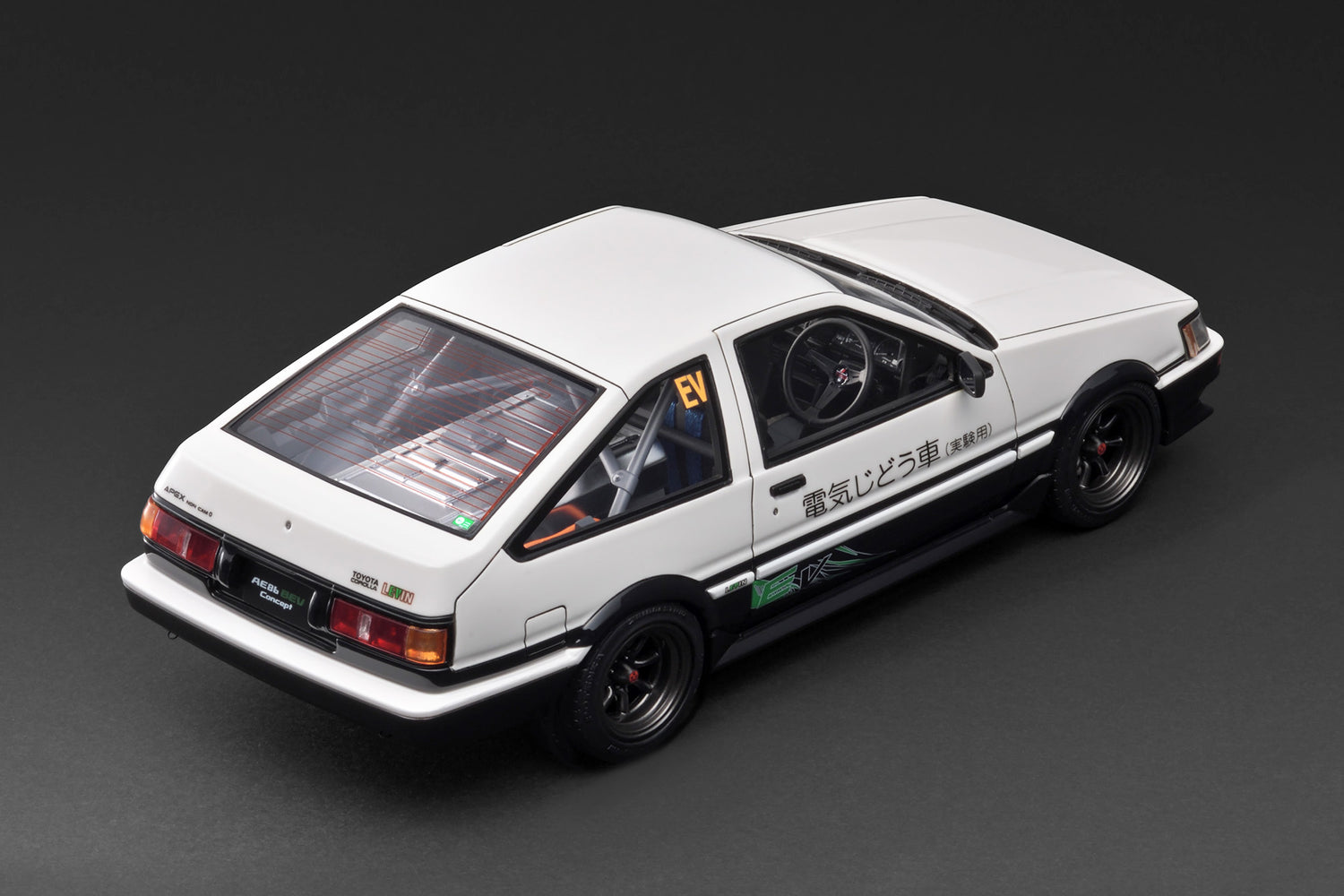 *PREORDER* Ignition Model 1:18 Toyota Corolla Levin 3Dr (AE86) BEV in White/Black