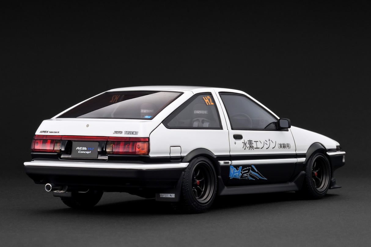 *PREORDER* Ignition Model 1:18 Toyota Sprinter Trueno 3Dr (AE86) H2 in White/Black