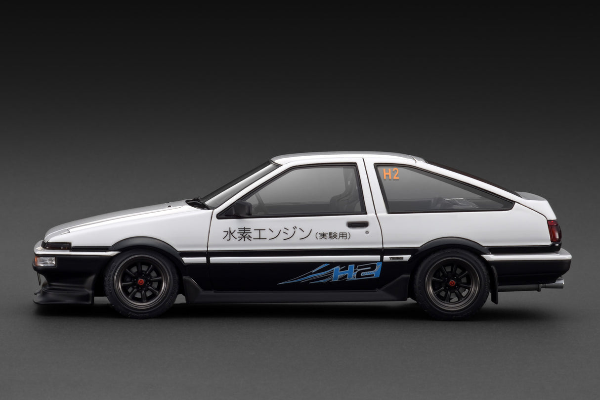 *PREORDER* Ignition Model 1:18 Toyota Sprinter Trueno 3Dr (AE86) H2 in White/Black