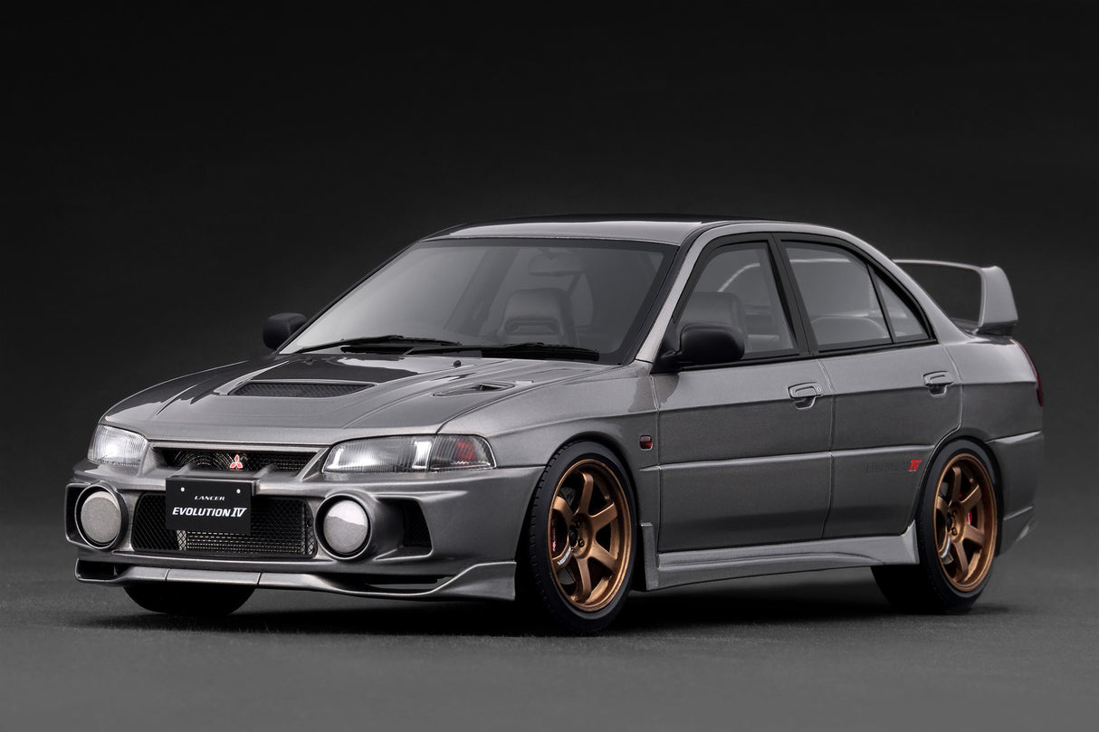 *PREORDER* Ignition Model 1:18 Mitsubishi Lancer Evolution IV (CN9A) Gun Metallic