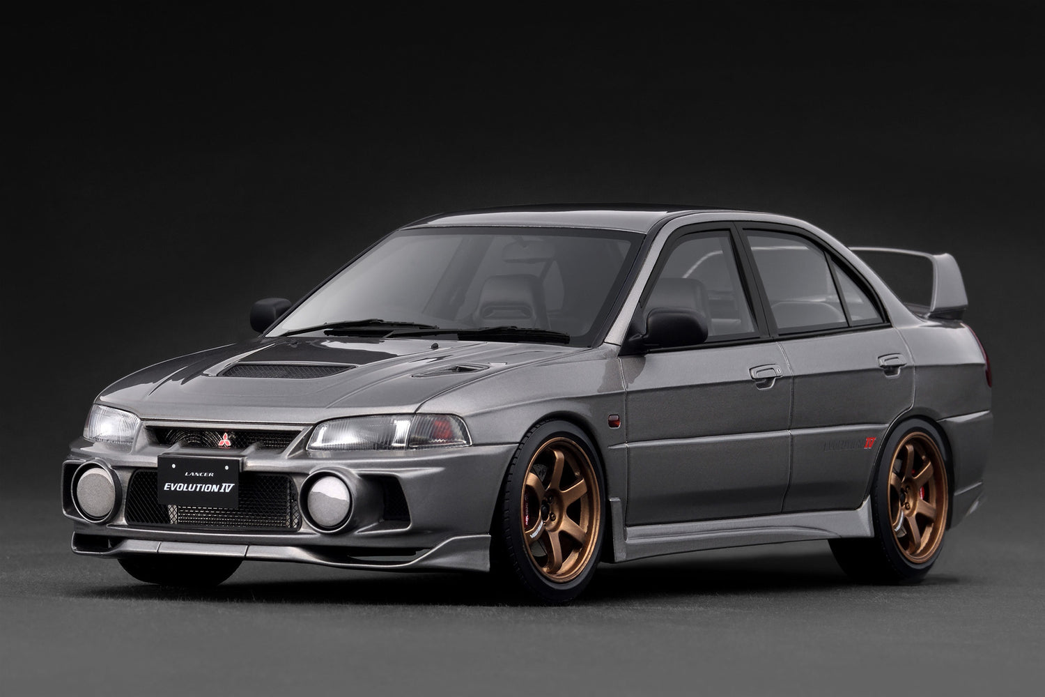 *PREORDER* Ignition Model 1:18 Mitsubishi Lancer Evolution IV (CN9A) Gun Metallic