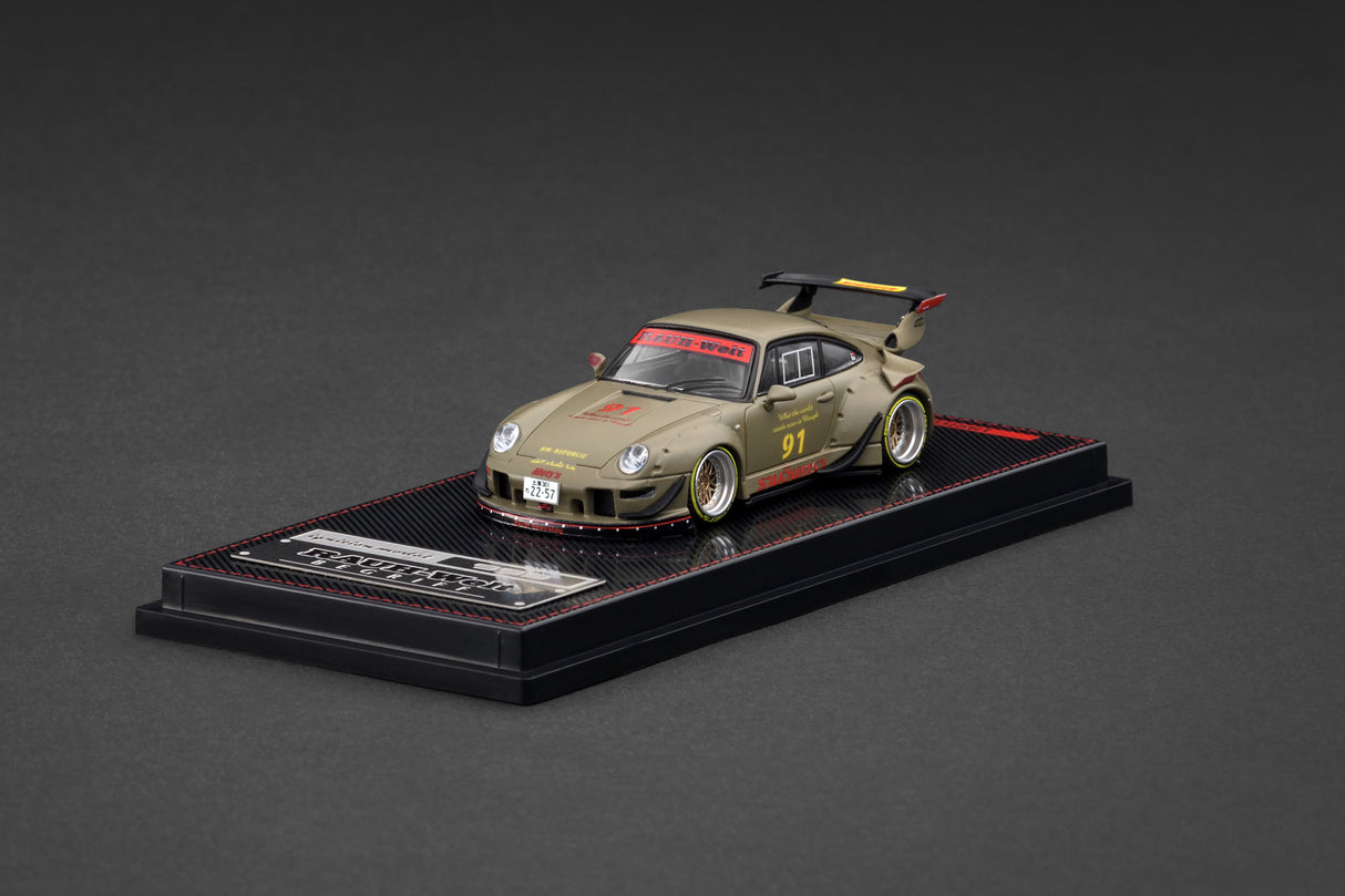 *PREORDER* Ignition Model 1:64 Porsche RWB 993 in Matte Green