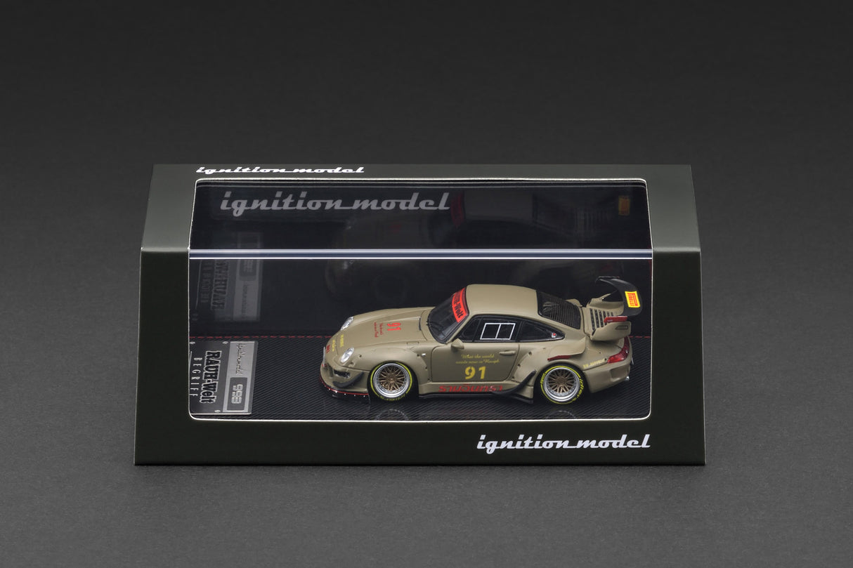 *PREORDER* Ignition Model 1:64 Porsche RWB 993 in Matte Green