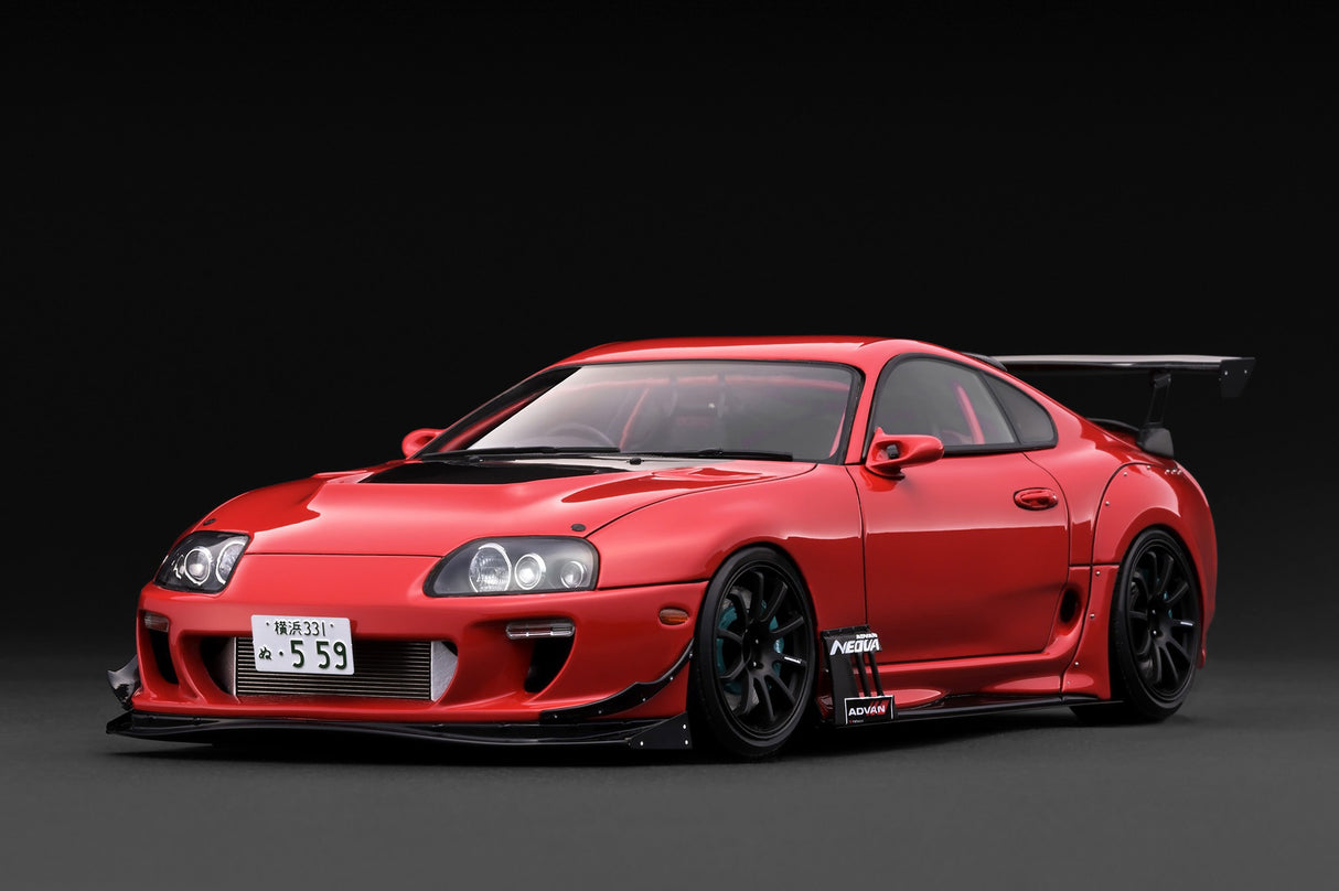 *PREORDER* Ignition Model 1:18 Toyota Supra RZ (JZA80) Max Orido Street Version in Red
