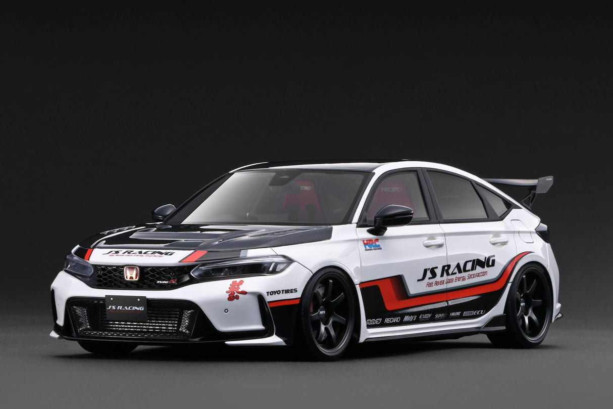 *PREORDER* Ignition Model 1:18 Honda Civic Type-R J'S Racing (FL5) Demo Car in White