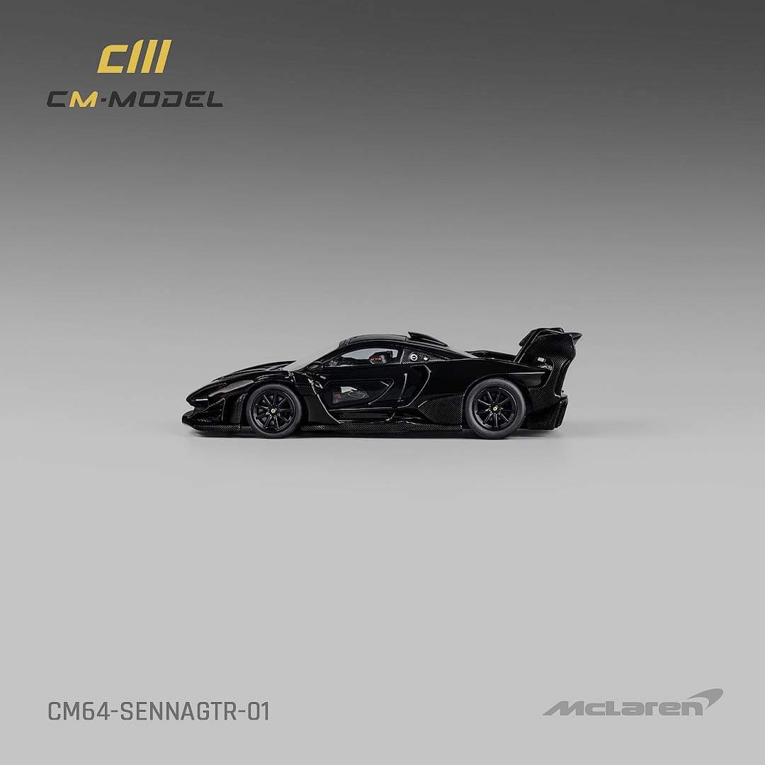 CM Model 1:64 McLaren Senna GTR in Black
