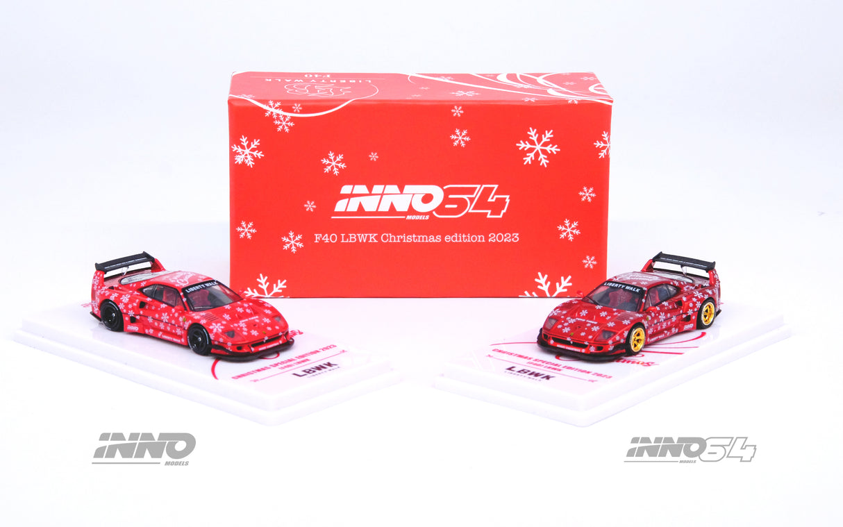 INNO64 1/64 Ferrari F40 Liberty Walk 2023 Christmas Edition