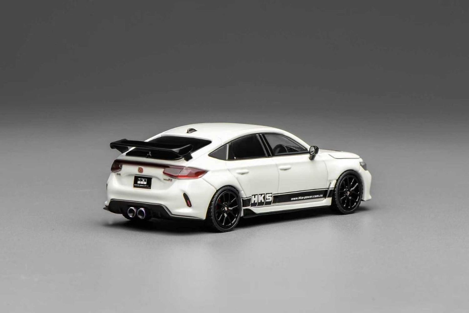 *PREORDER* MotorHelix 1:64 Honda Civic Type-R (FL5) HKS Livery – Championship White