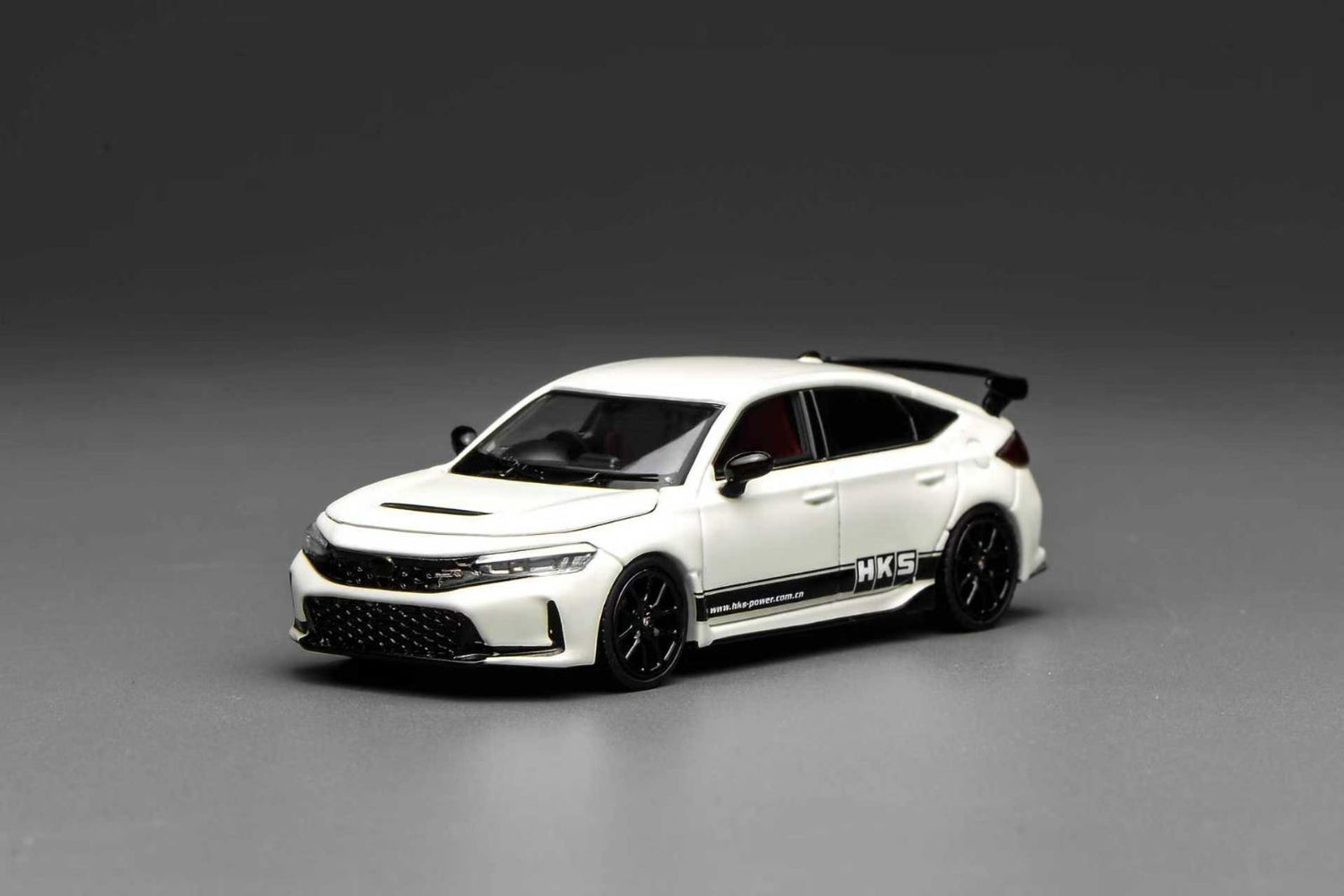 *PREORDER* MotorHelix 1:64 Honda Civic Type-R (FL5) HKS Livery – Championship White