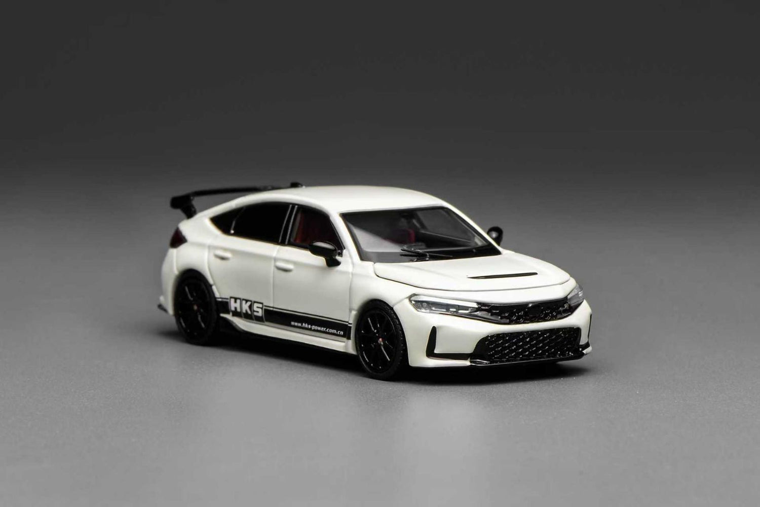 *PREORDER* MotorHelix 1:64 Honda Civic Type-R (FL5) HKS Livery – Championship White